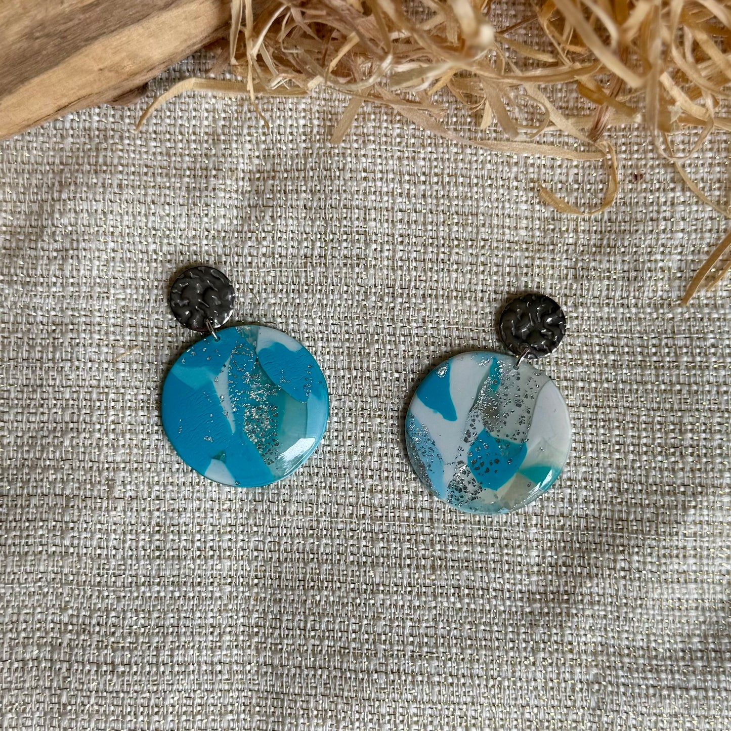 Boucles d'oreilles "Runa Argenté"