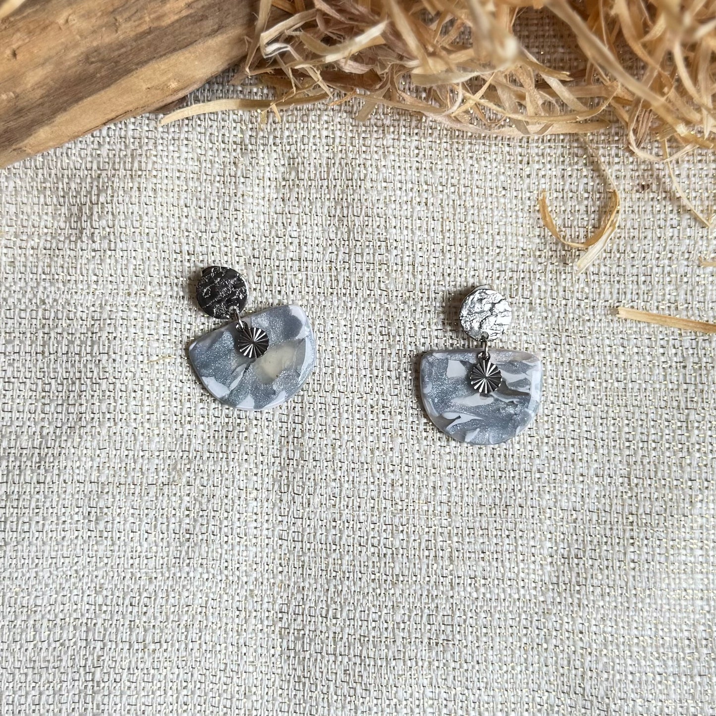 Boucles d'oreilles "Nira Argenté"
