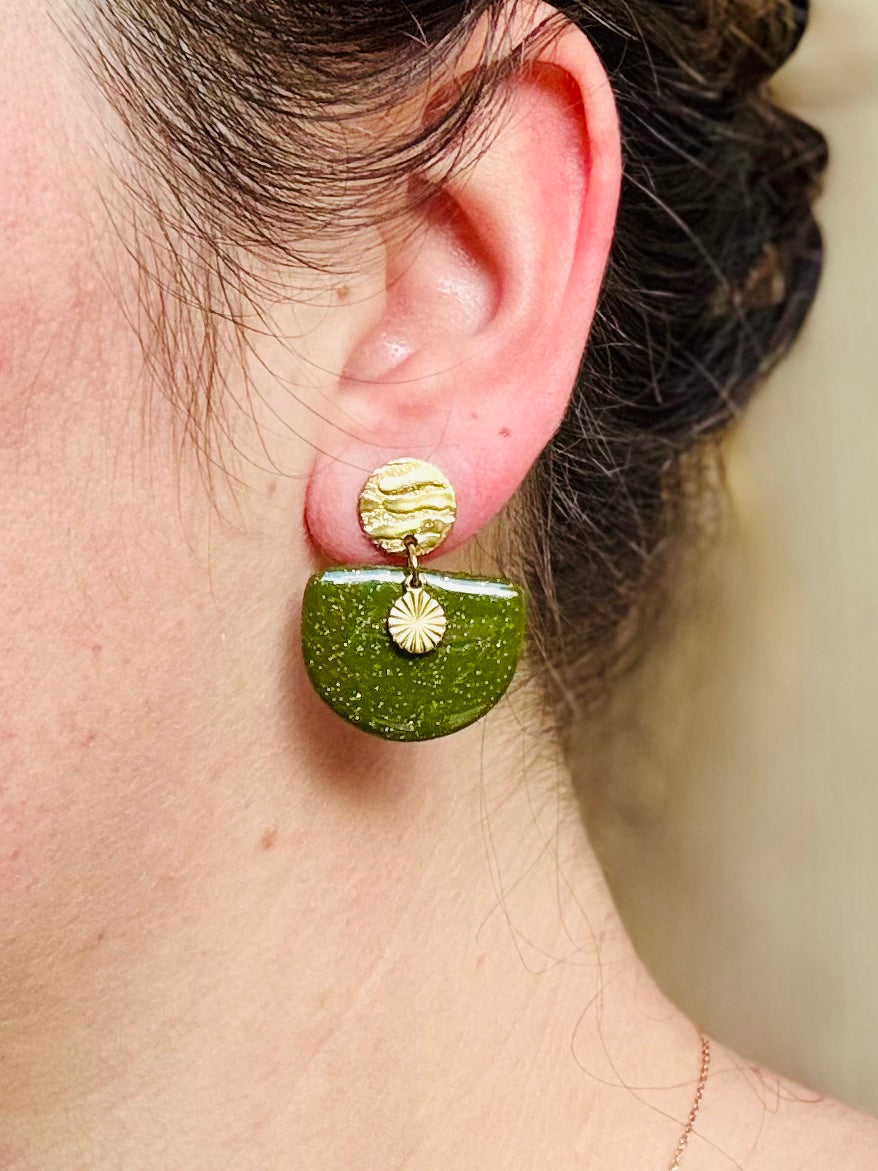 Boucles d'oreilles "Nira Dorée"