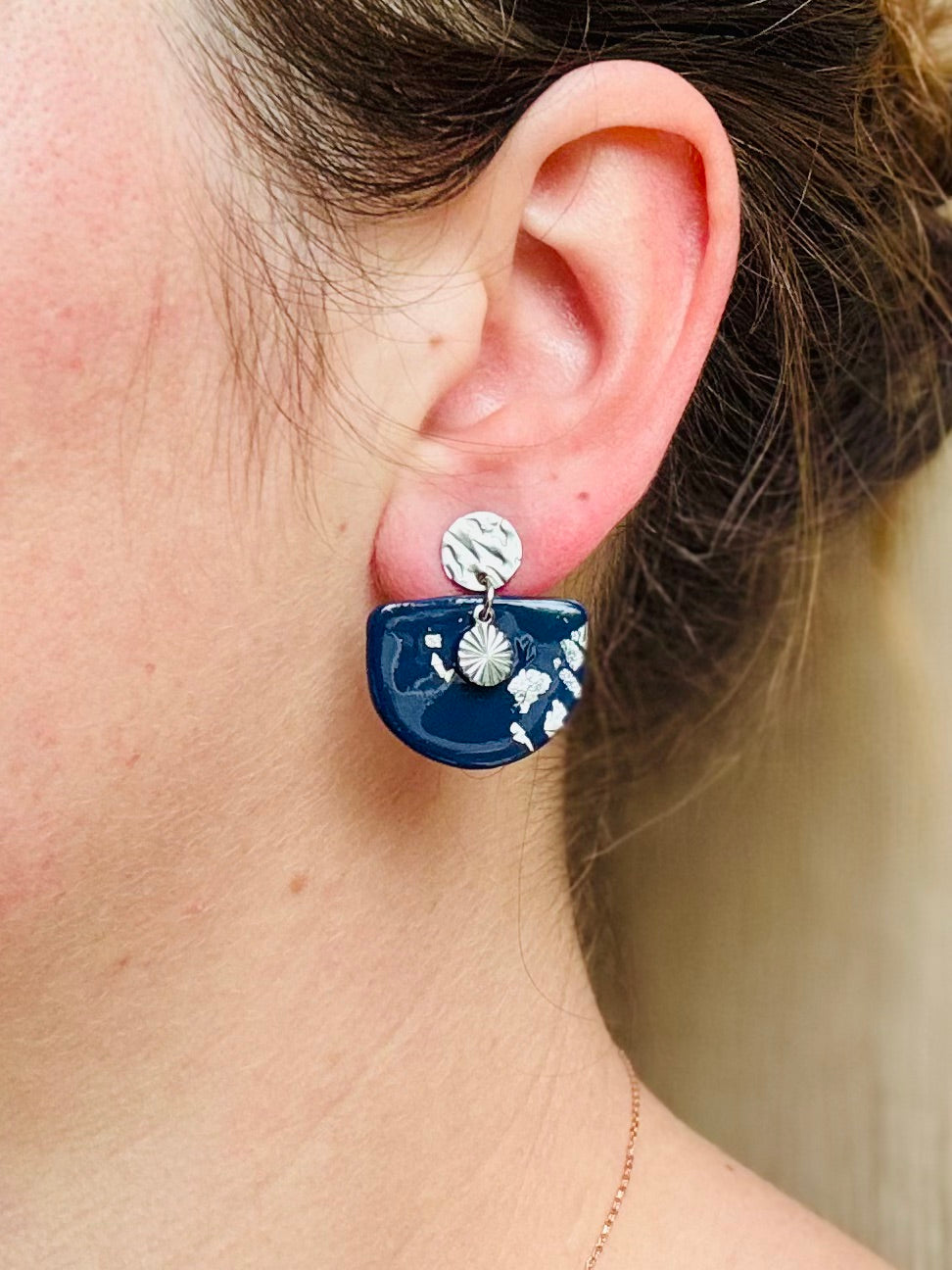 Boucles d'oreilles "Nira Argenté"