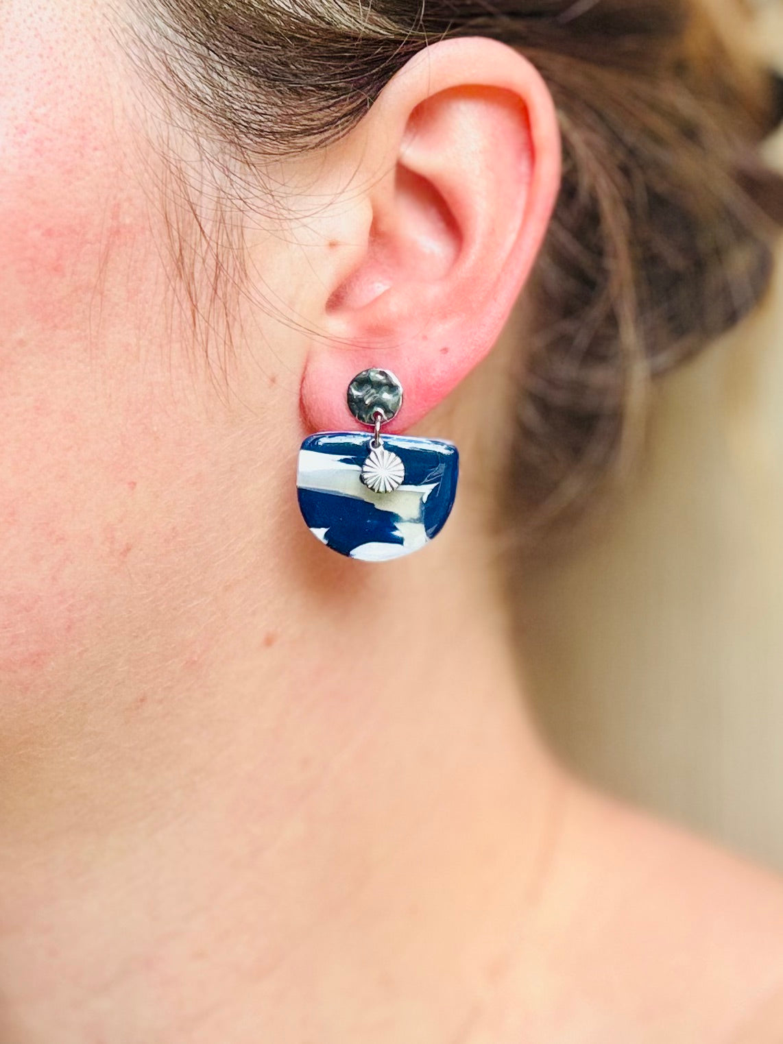 Boucles d'oreilles "Nira Argenté"