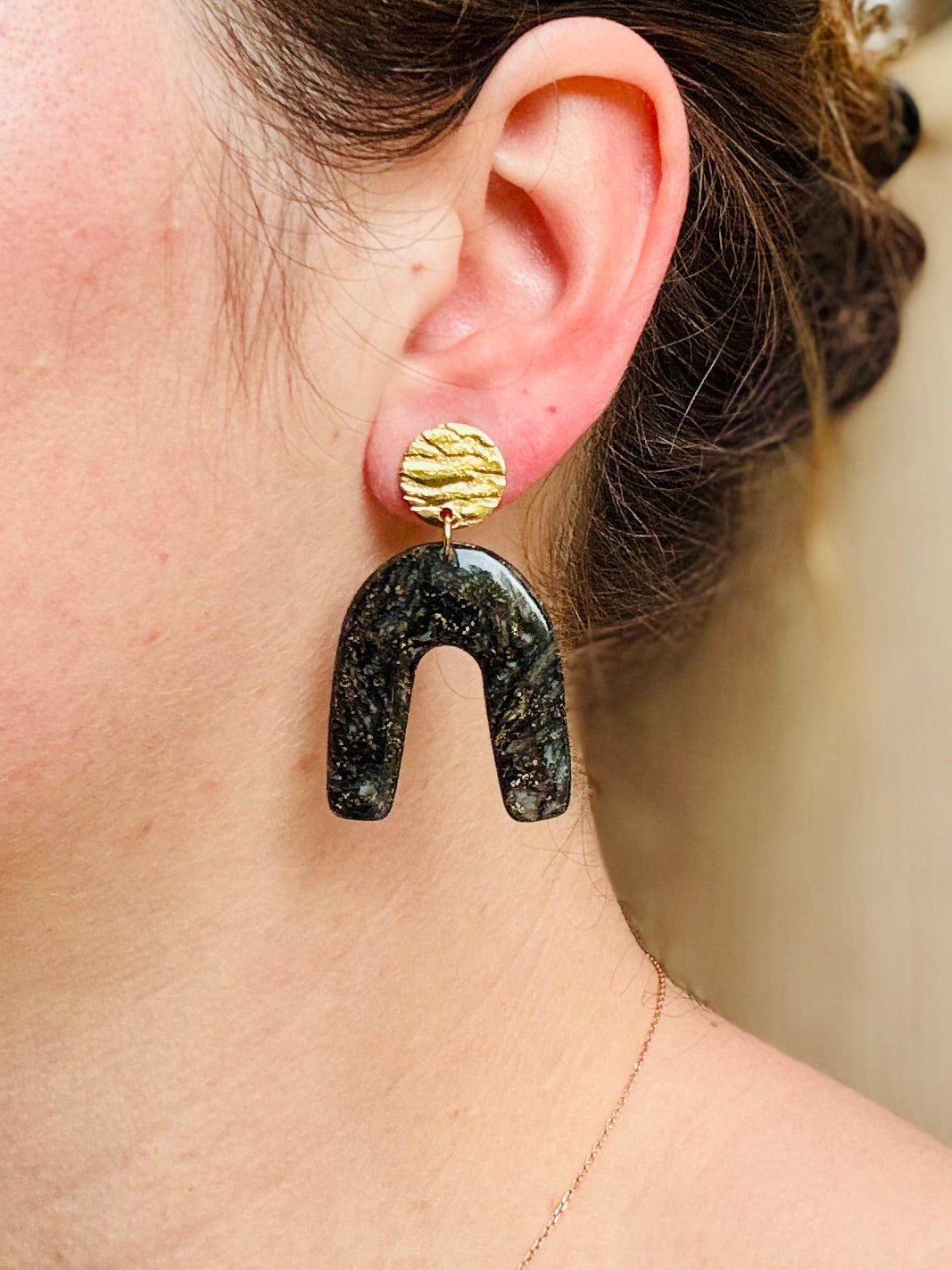 Boucles d'oreilles "Taya Dorée"