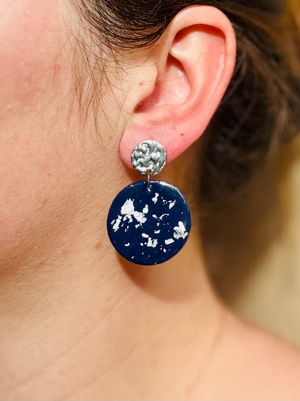 Boucles d'oreilles "Runa Argenté"
