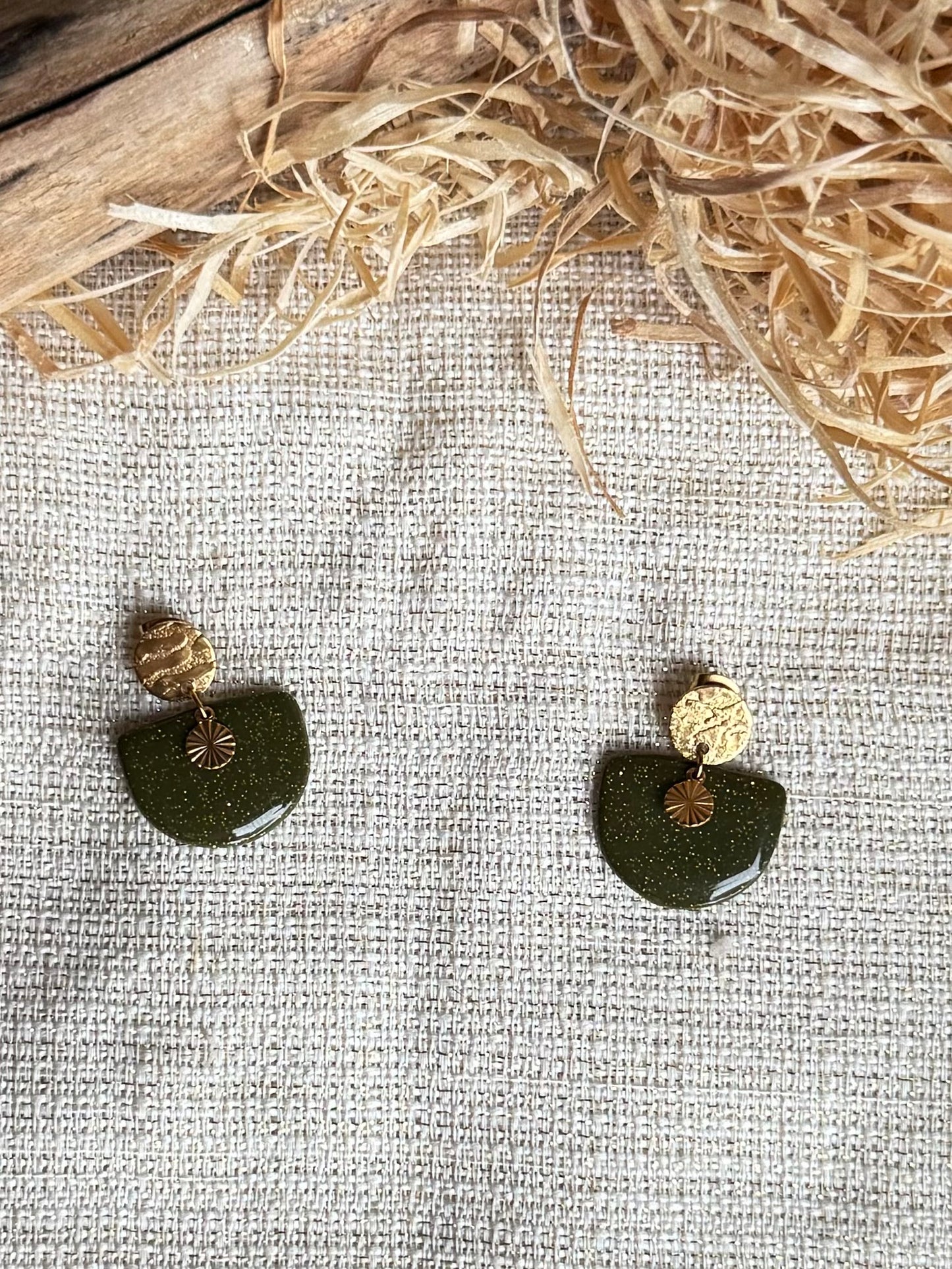 Boucles d'oreilles "Nira Dorée"