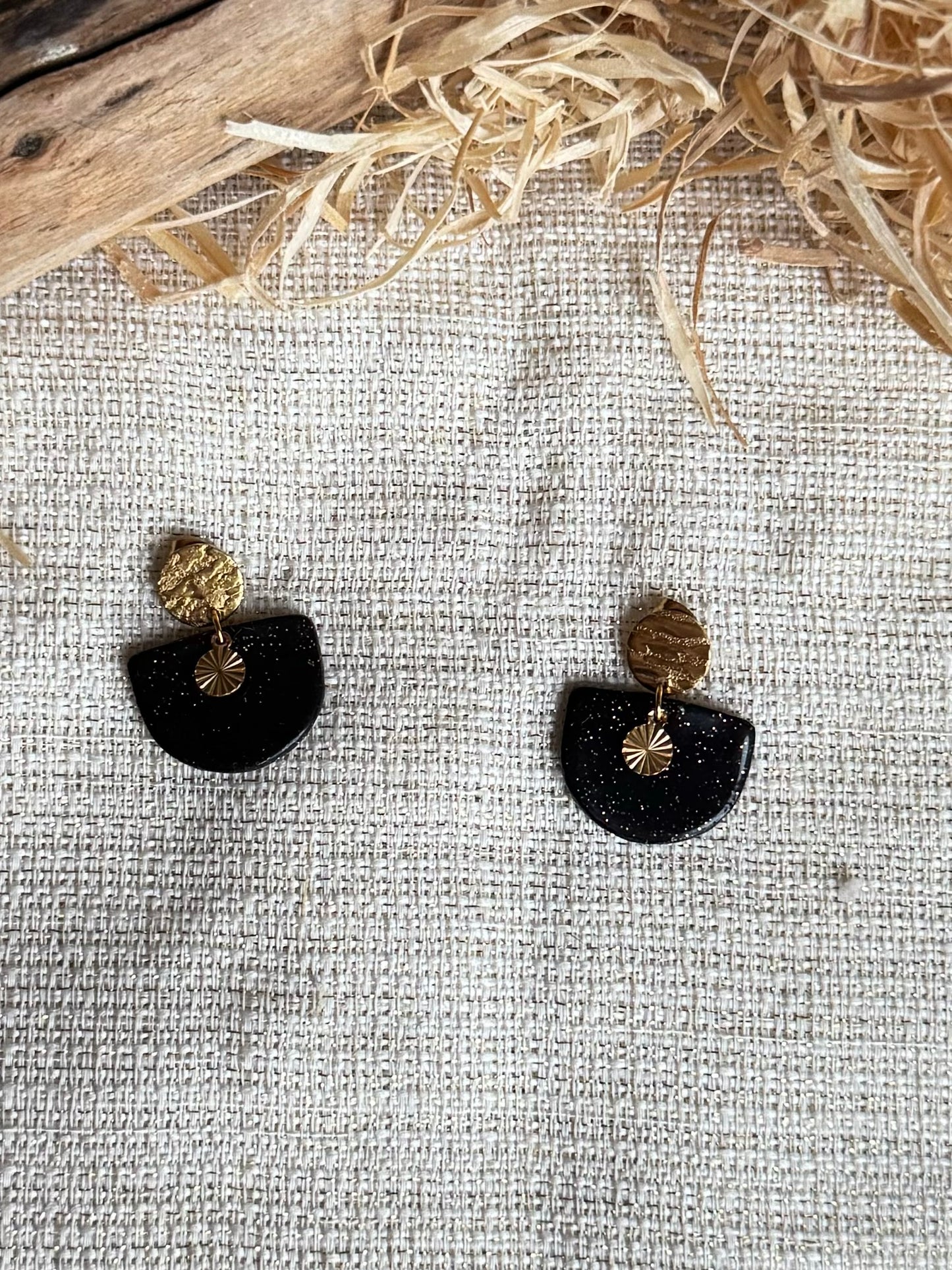 Boucles d'oreilles "Nira Dorée"