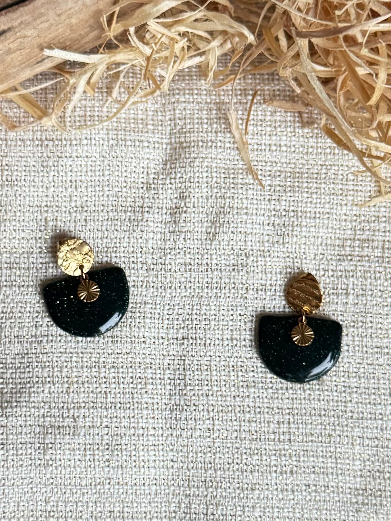 Boucles d'oreilles "Nira Dorée"