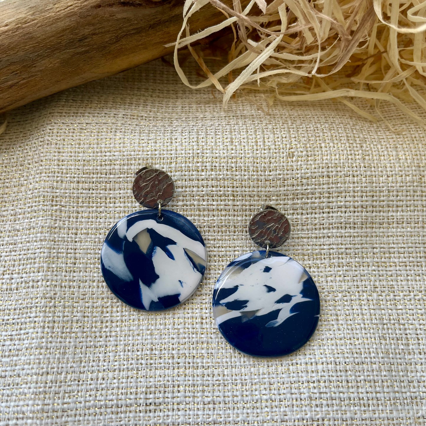 Boucles d'oreilles "Runa Argenté"