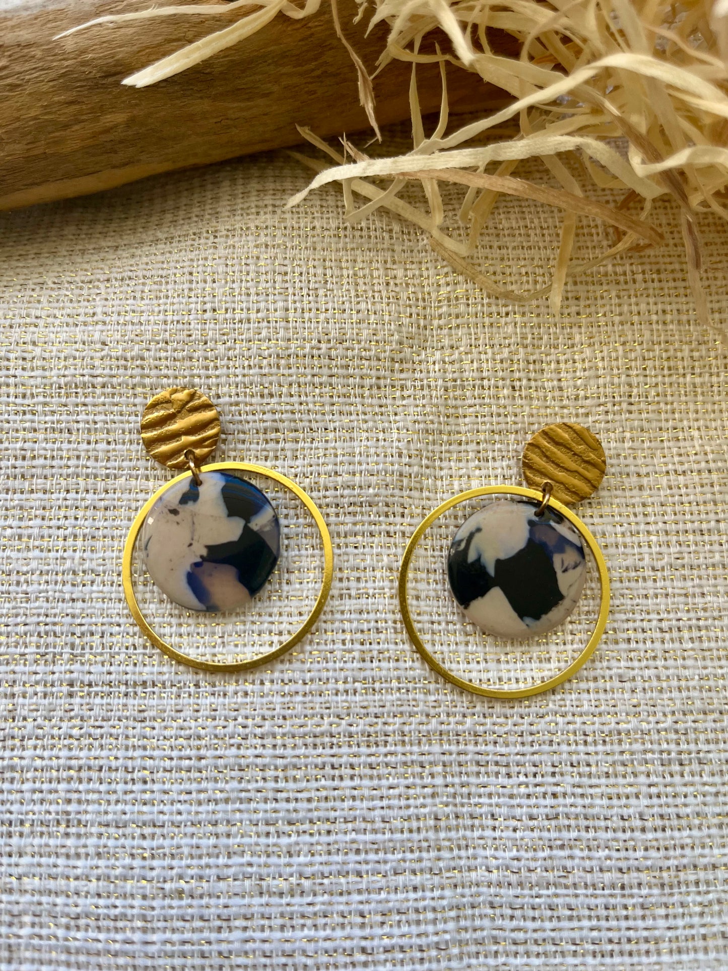 Boucles d'oreilles "Loya Dorée"