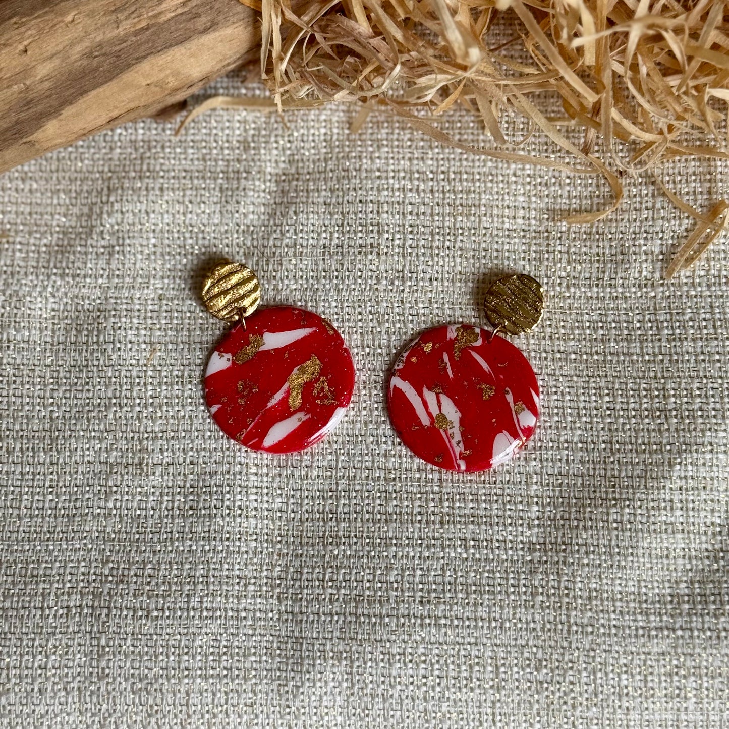 Boucles d'oreilles "Runa Dorée"