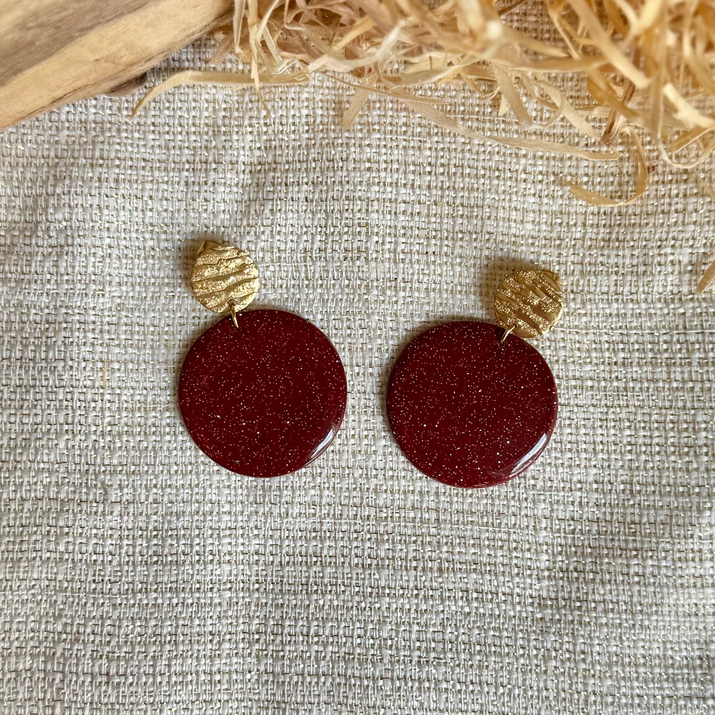 Boucles d'oreilles "Runa Dorée"