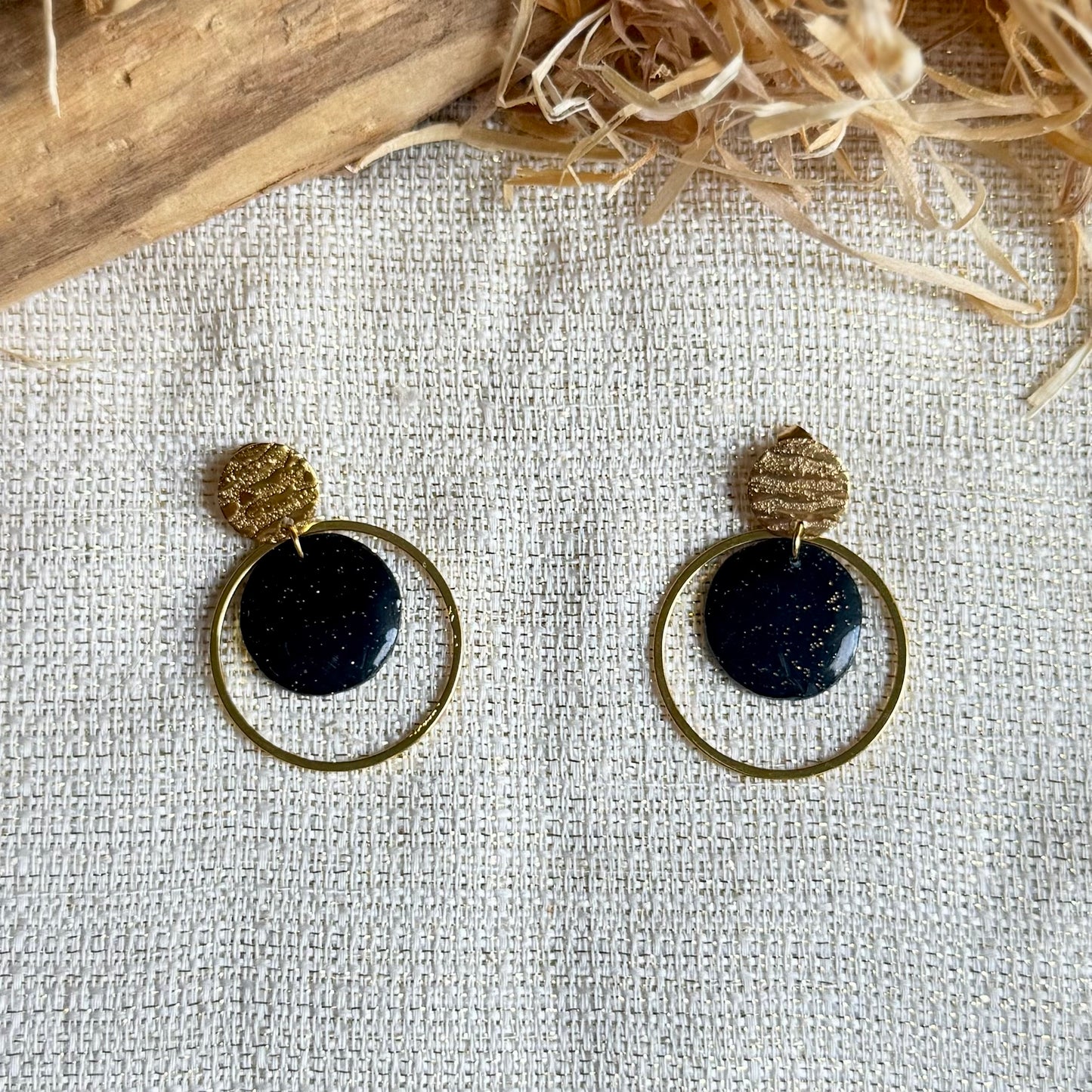 Boucles d'oreilles "Loya Dorée"