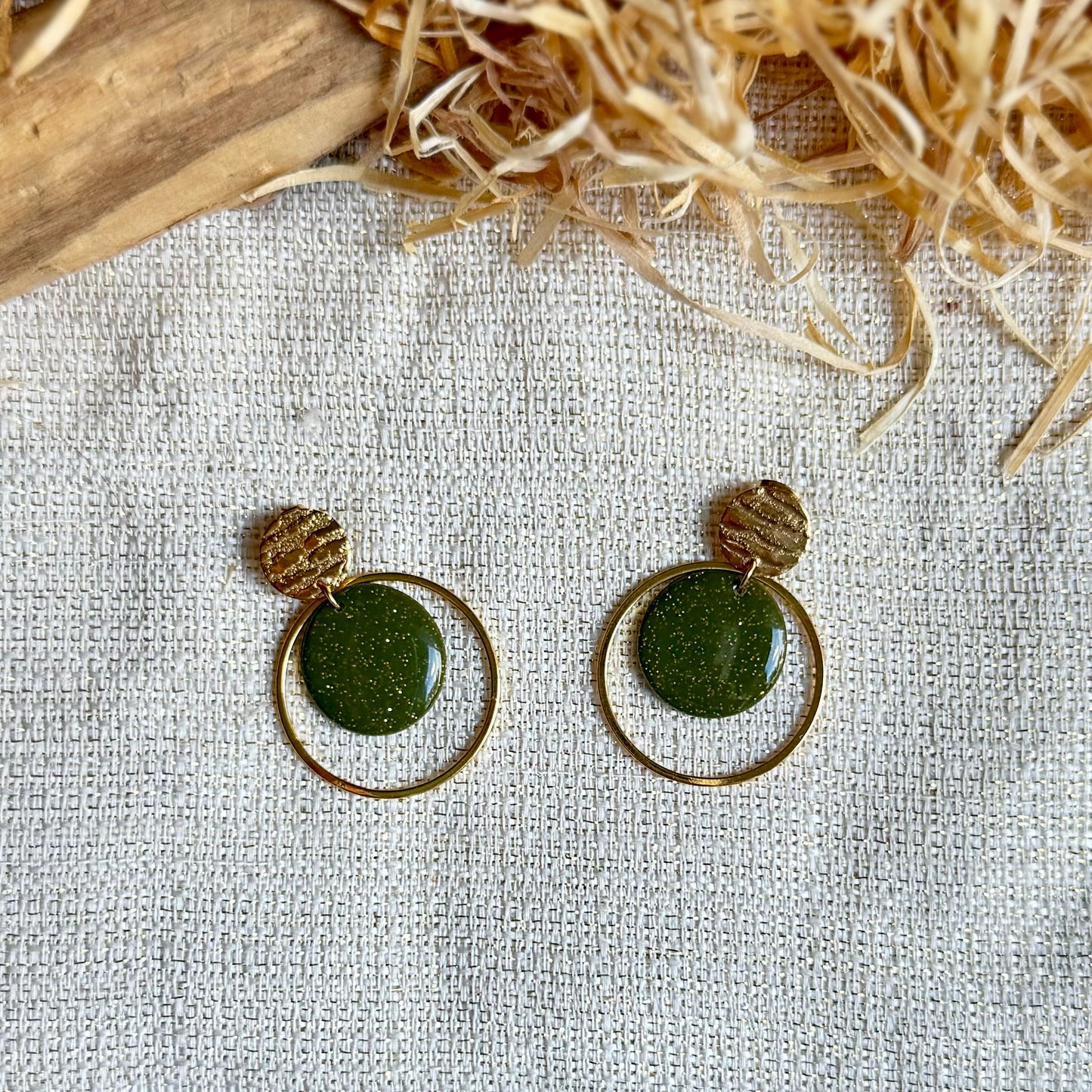 Boucles d'oreilles "Loya Dorée"