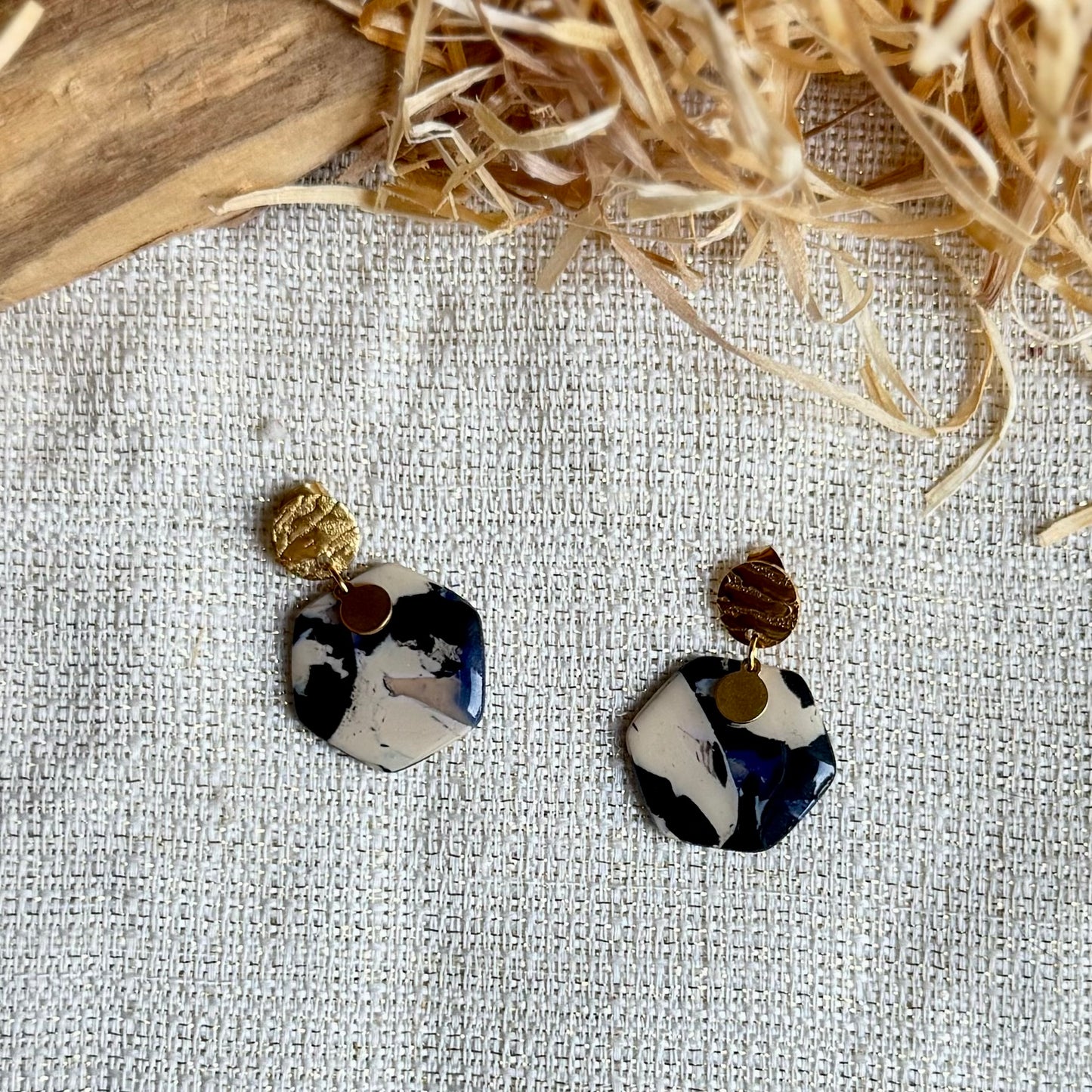 Boucles d'oreilles " Oxa Dorée"