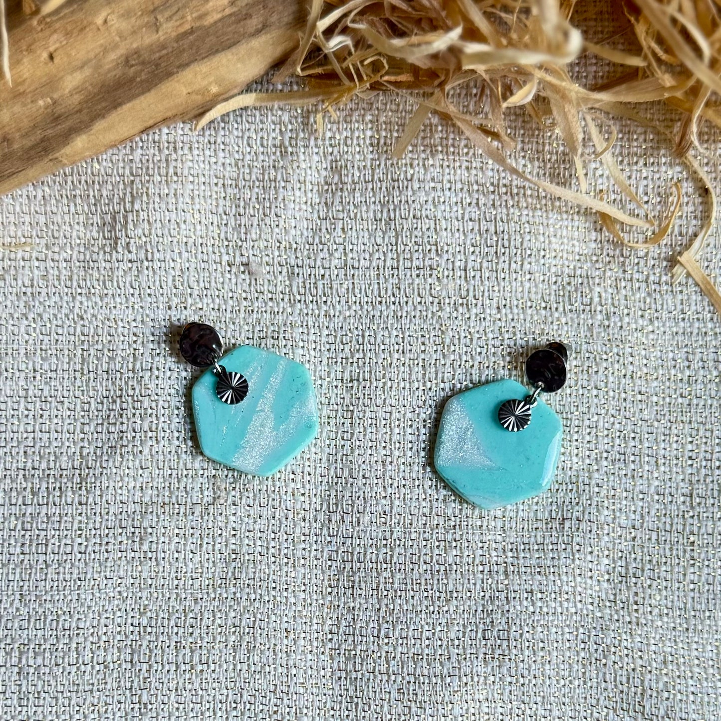 Boucles d'oreilles "Oxa Argenté"