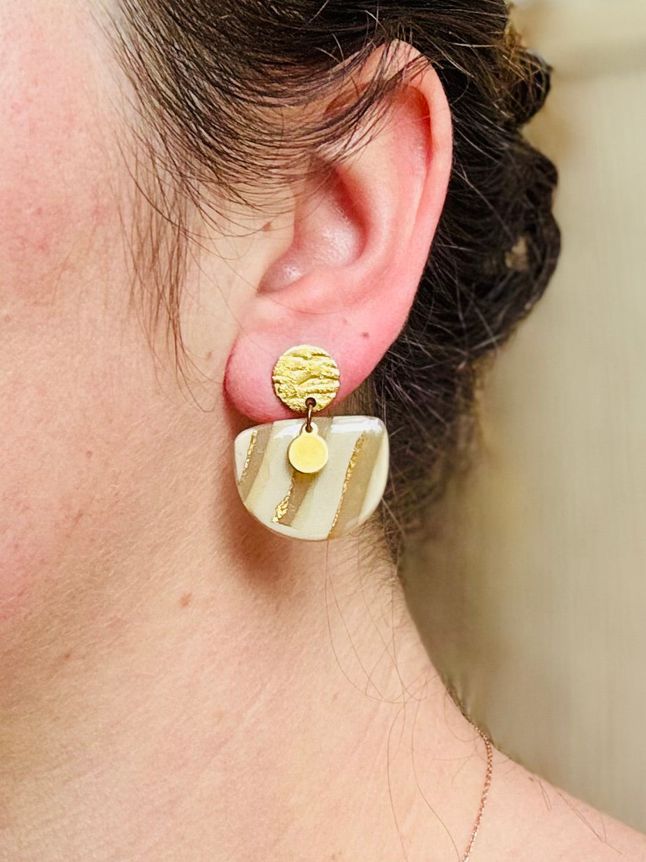 Boucles d'oreilles "Nira Dorée"