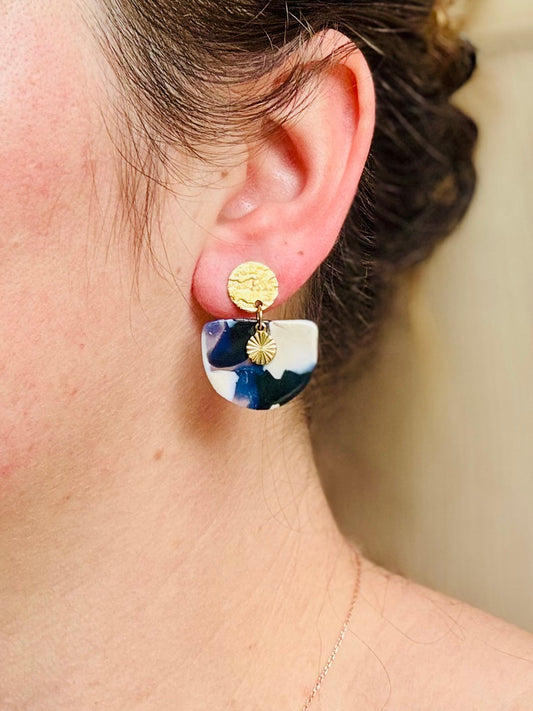 Boucles d'oreilles "Nira Dorée"