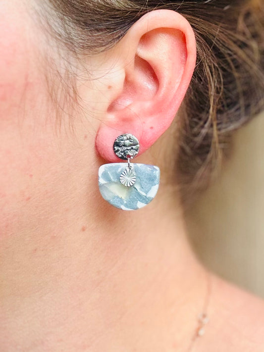 Boucles d'oreilles "Nira Argenté"