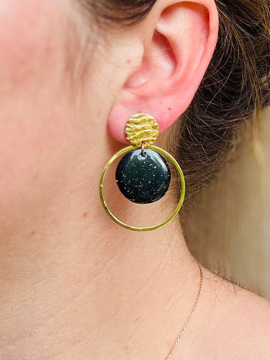 Boucles d'oreilles "Loya Dorée"