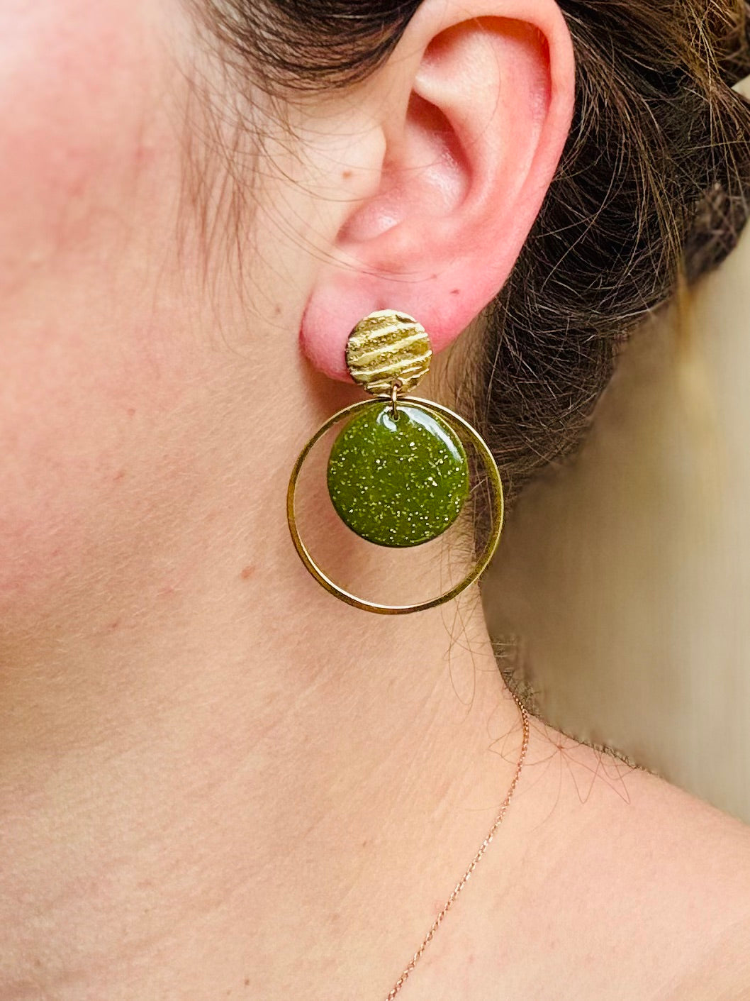 Boucles d'oreilles "Loya Dorée"