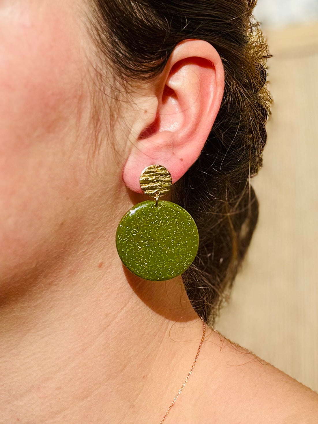 Boucles d'oreilles "Runa Dorée"