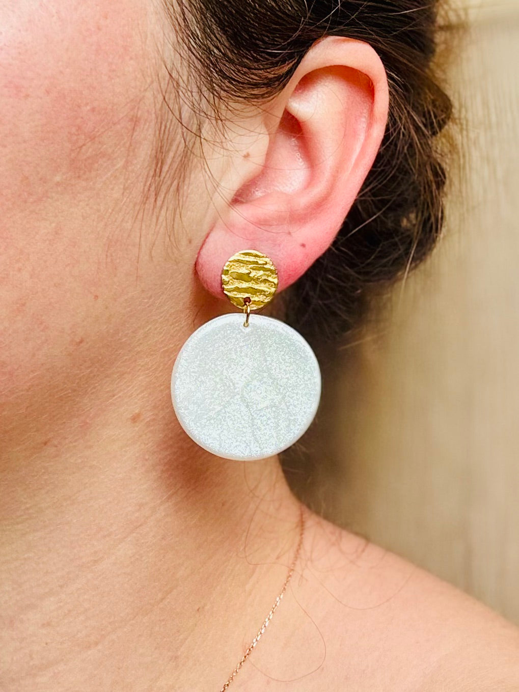Boucles d'oreilles "Runa Dorée"