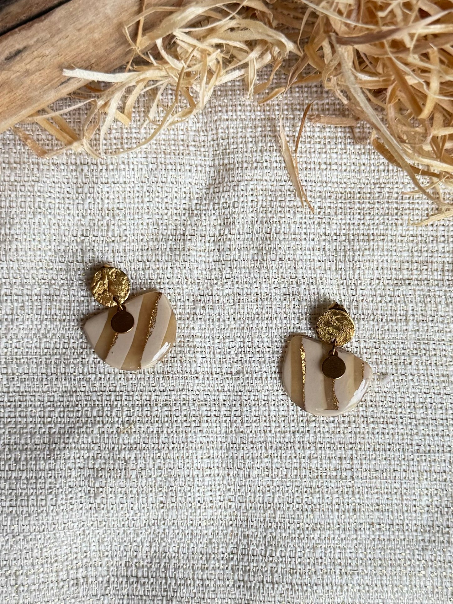 Boucles d'oreilles "Nira Dorée"