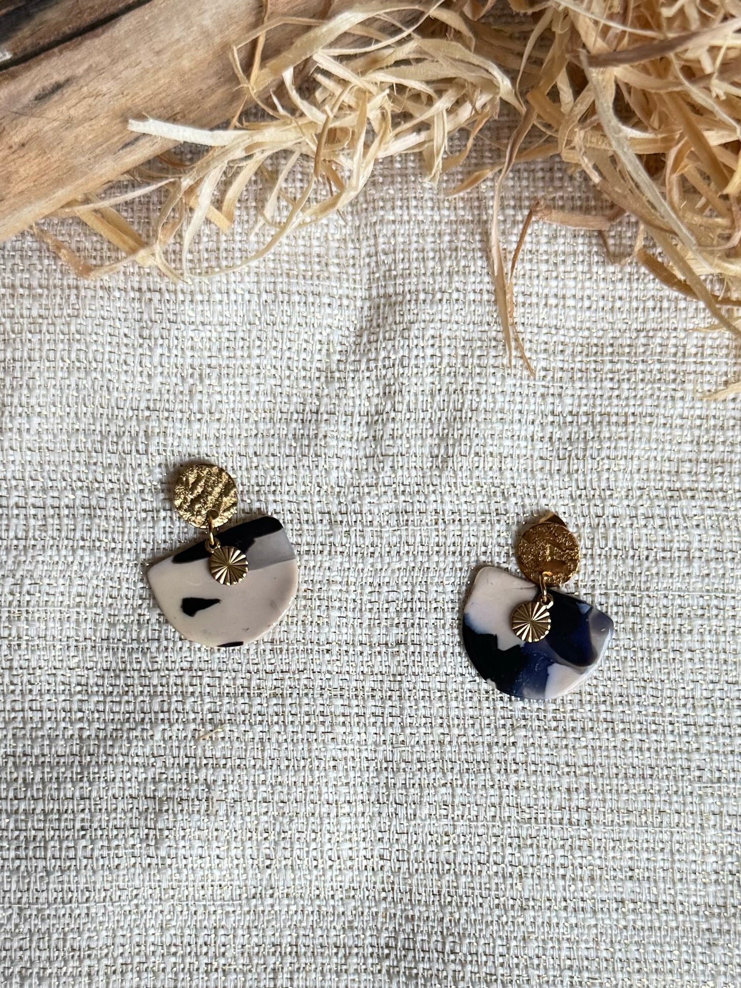 Boucles d'oreilles "Nira Dorée"