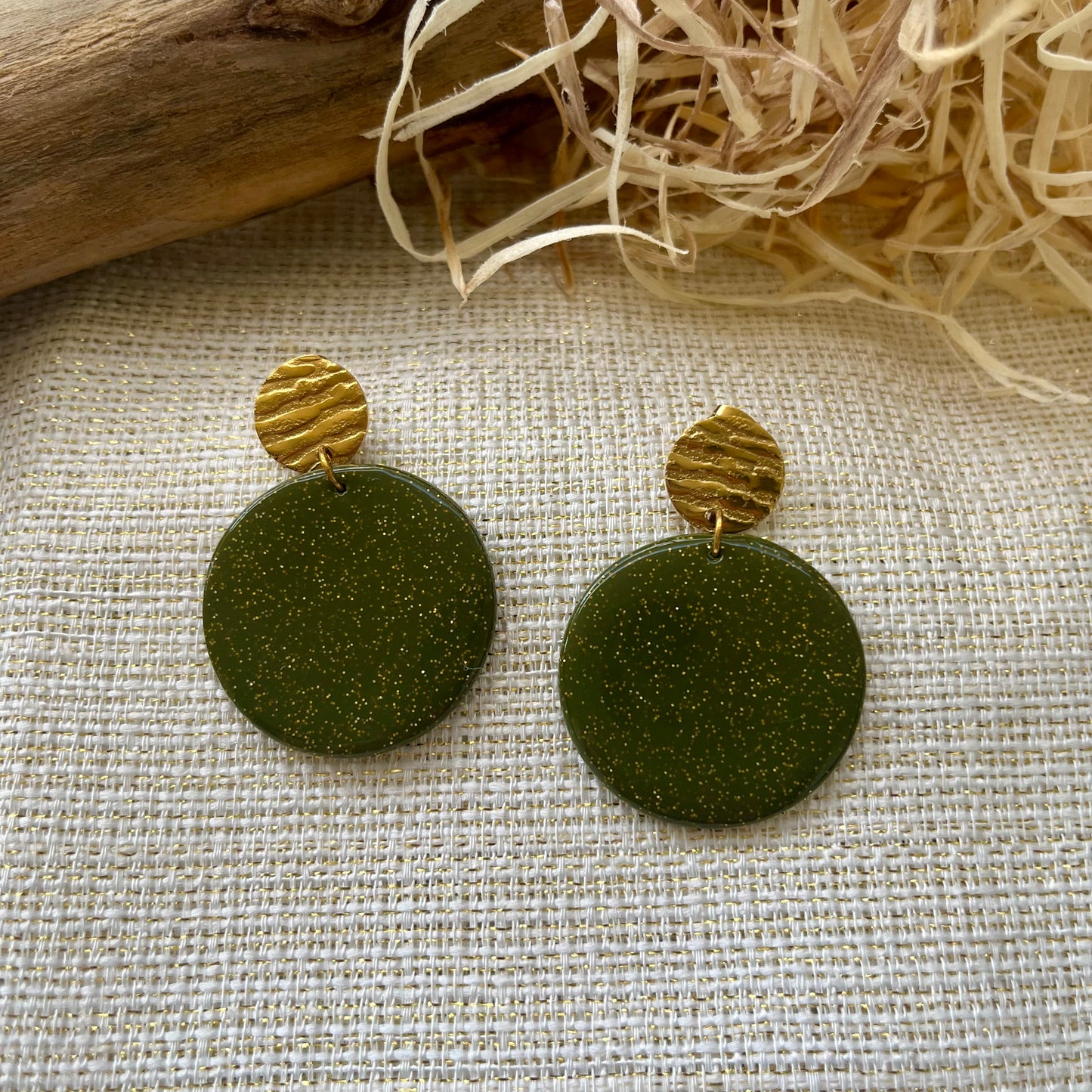 Boucles d'oreilles "Runa Dorée"