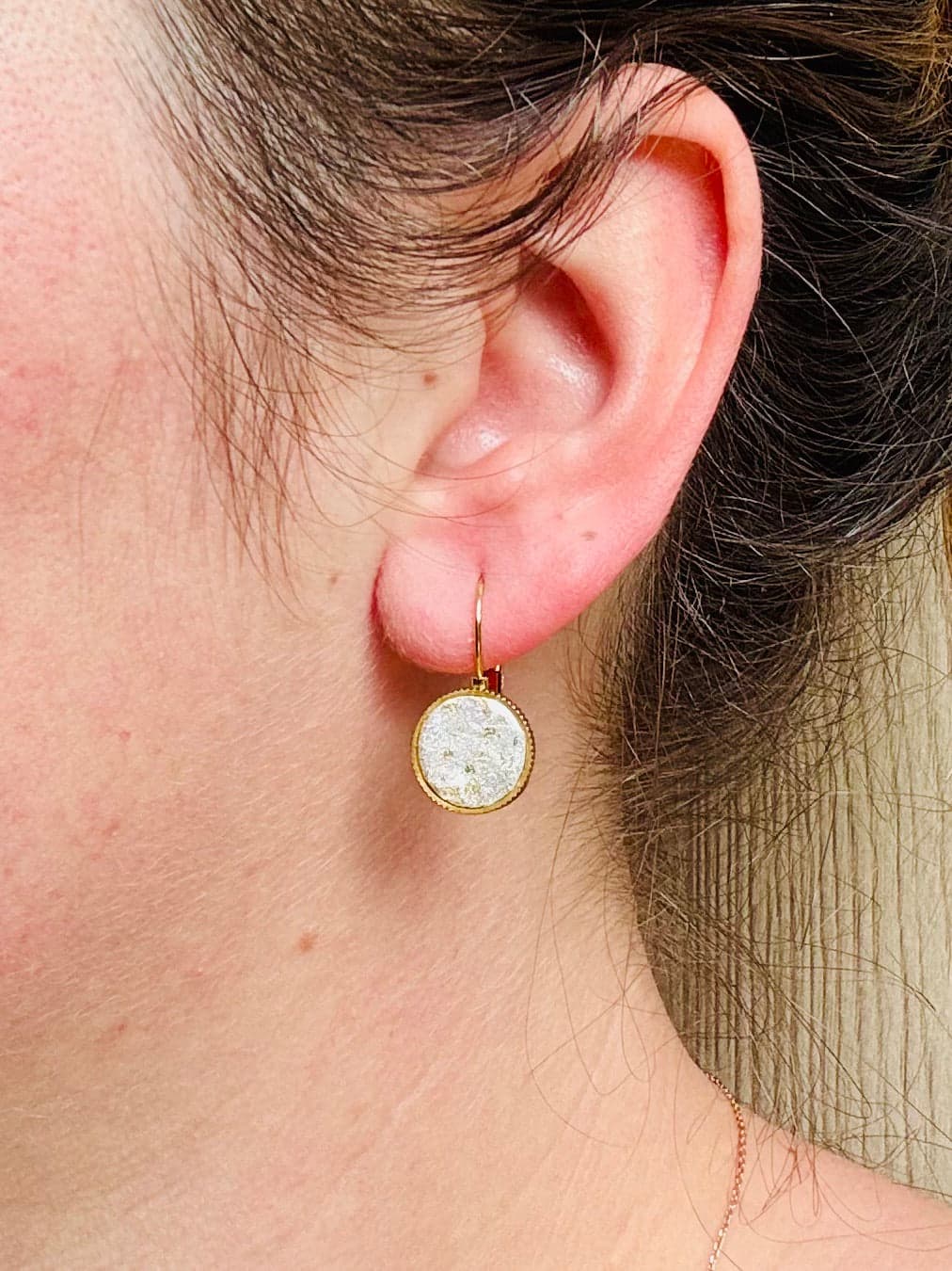 Boucles d'oreilles 'Doya' - bijou artisanal Tipoïa Bijoux